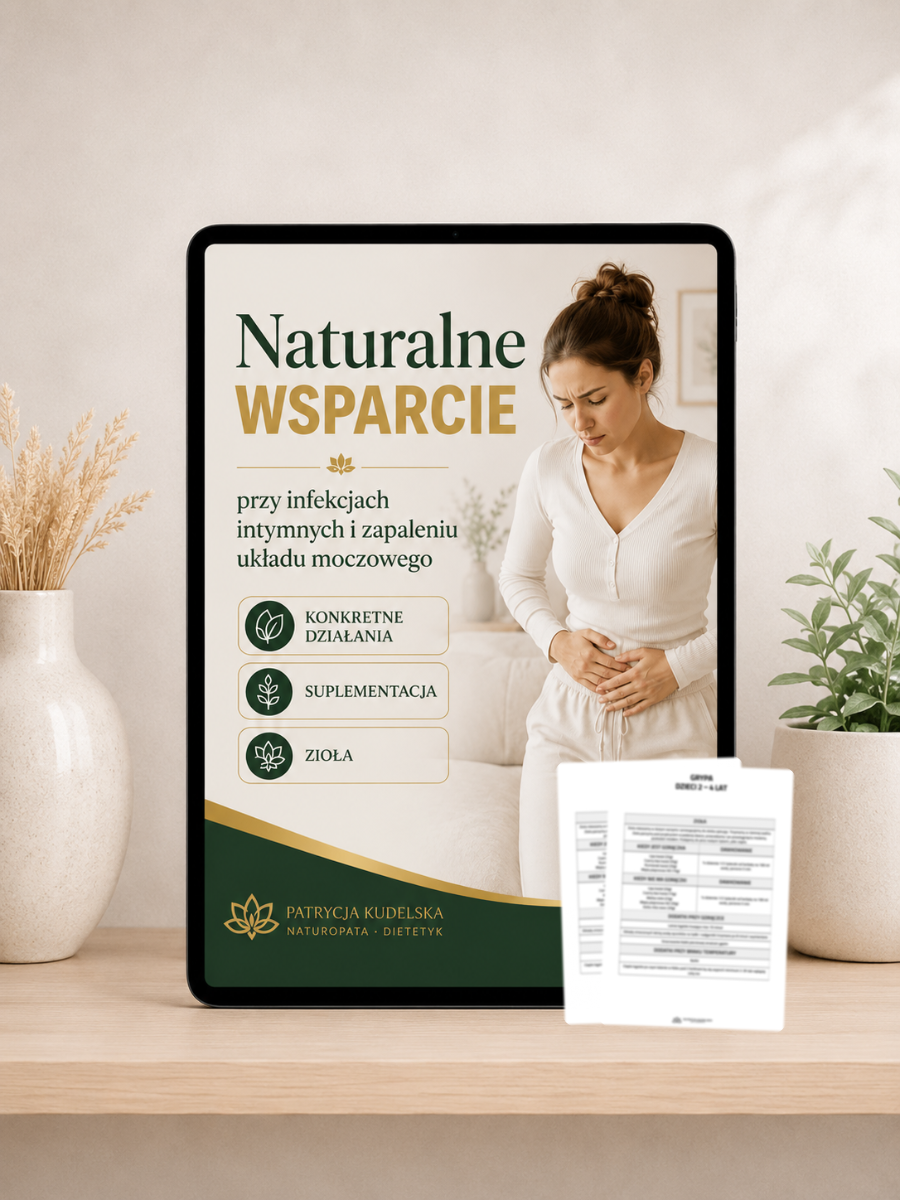 Naturalne wsparcie przy infekcjach intymnych i zapaleniu układu moczowego + protokoły do druku