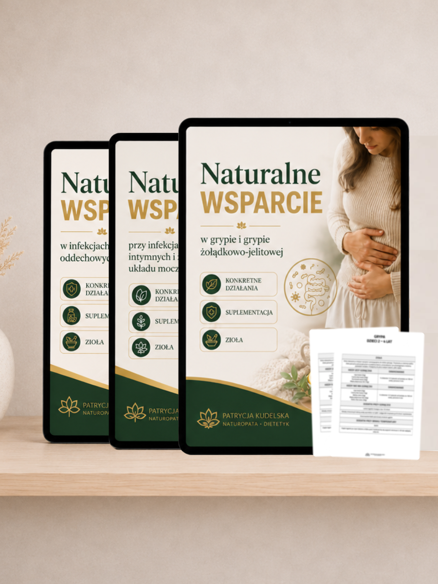 Zestaw 3 ebooków naturalnego wsparcia przy infekcjach + protokoły do druku